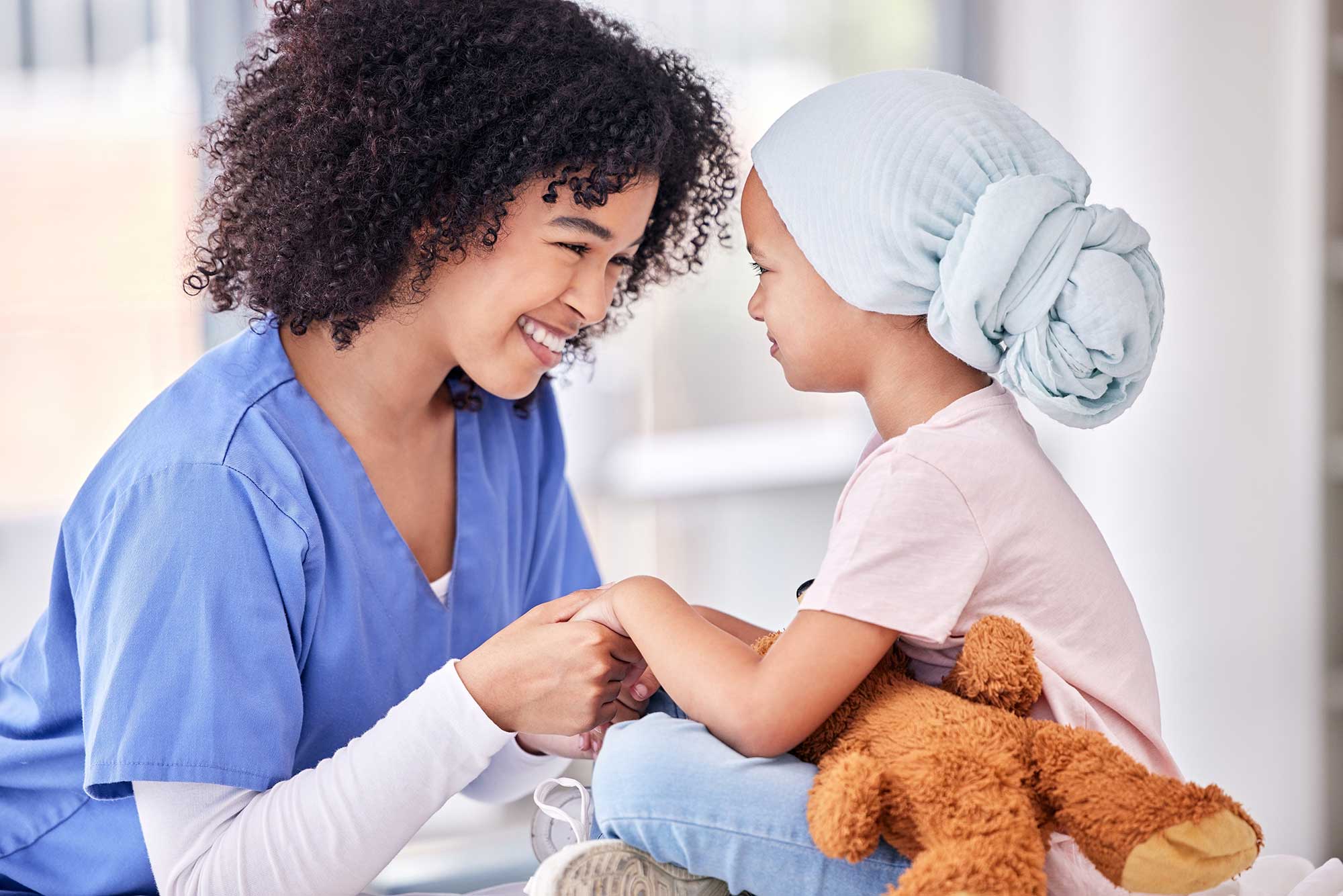 Nurse and child